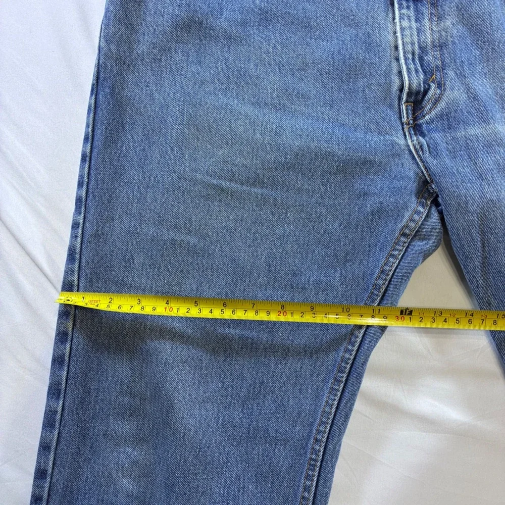 Levis 505 Regular Fit Straight Leg Jeans Mens 40x32 Blue Denim 00505-4891‎